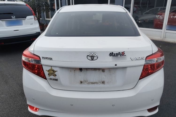Used Toyota Vios 2014 1.3L Automatic Standard Edition Rear