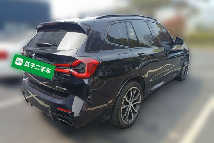 Used BMW X3 2022 Facelift xDrive30i Luxury Edition M Night Edition Package Rear Right 45 Deg