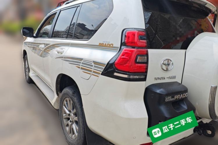 Used Toyota Prado 2018 3.5L Automatic TX-L with Rear-Mounted Spare Tire Rear Left 45 Deg