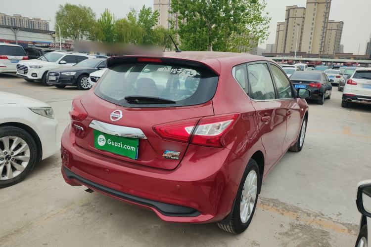 Used Nissan Tiida 2016 1.6L CVT Cool Dynamic Edition Rear Right 45 Deg