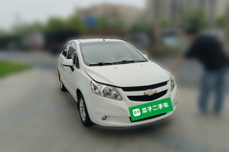 Used Chevrolet Sail 2013 Sedan 1.4L AMT Enjoy Edition Front Right 45 Deg