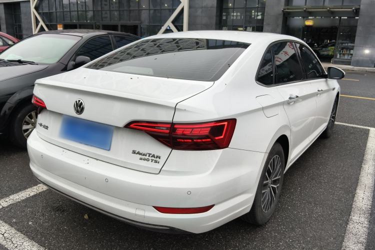 Used Volkswagen Sagitar 2020 280TSI DSG Comfort Version China VI Standard Rear Right 45 Deg