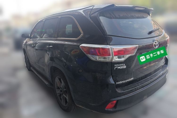 Used Toyota Highlander 2015 2.0T Four-Wheel Drive Luxury Edition 7-Seater Rear Left 45 Deg