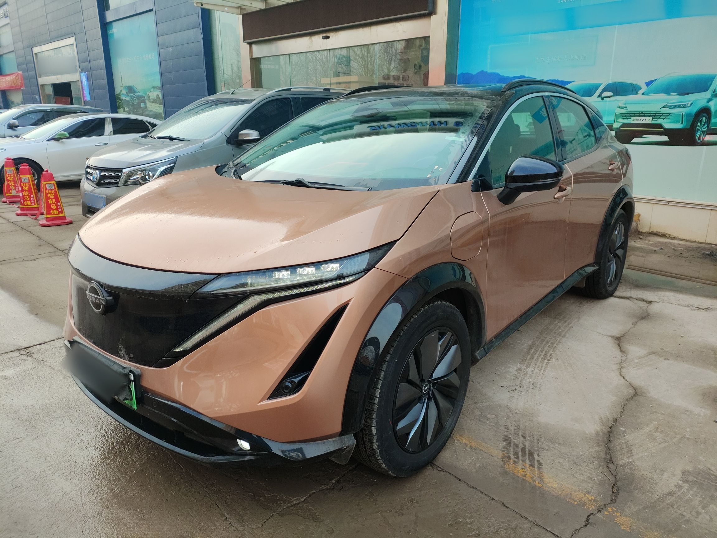 تحت مقدمة السيارة