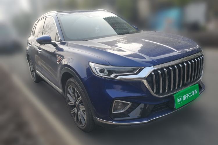 Used Hongqi HS5 2022 Facelifted Version 2.0T Smart Connect Flagship All-Wheel-Drive Edition Front Right 45 Deg