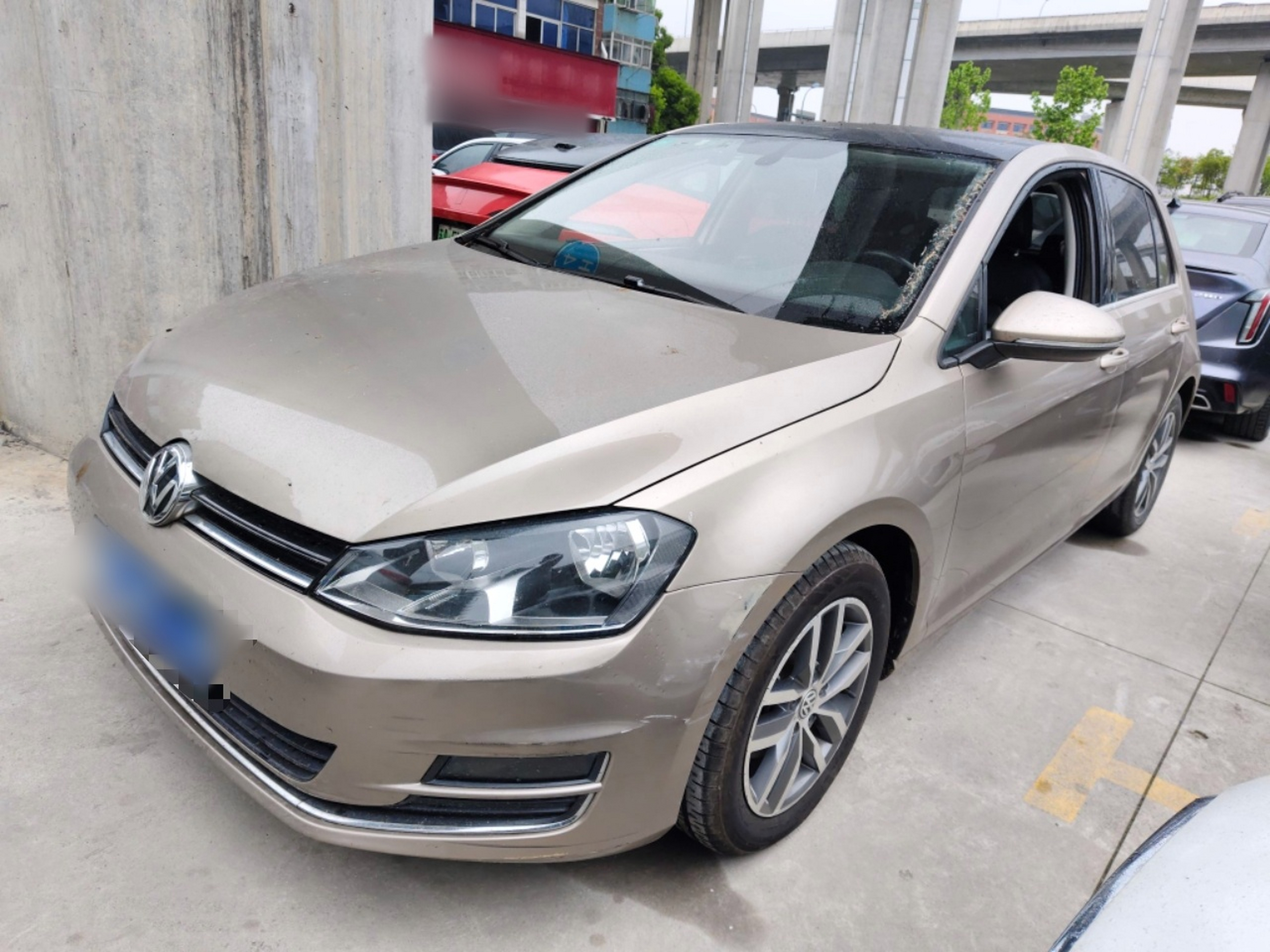 Parte inferior delantera