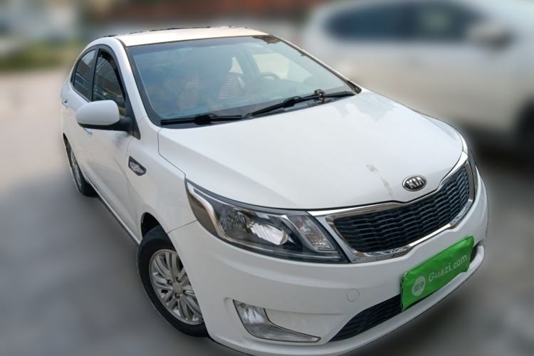 Used Kia K2 2012 Sedan 1.4L Automatic GLS Commemorative Edition Front Right 45 Deg