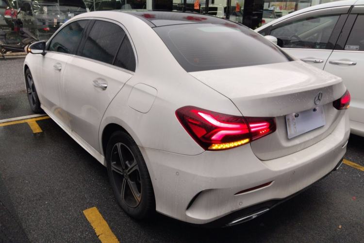 Used Mercedes-Benz A-Class 2022 Revised Version A 200 L Sport Sedan Fashionable Style Rear Left 45 Deg