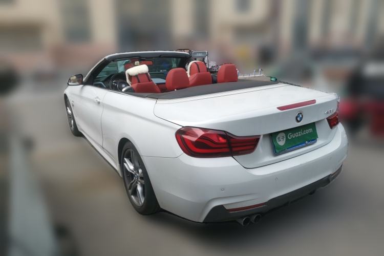 Used BMW 4 Series 2019 425i Convertible M Sport Package Rear Left 45 Deg