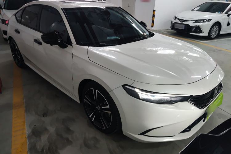 Used Honda Integra 2023 HATCHBACK 240TURBO CVT Phantom Night Luxury Edition Front Right 45 Deg