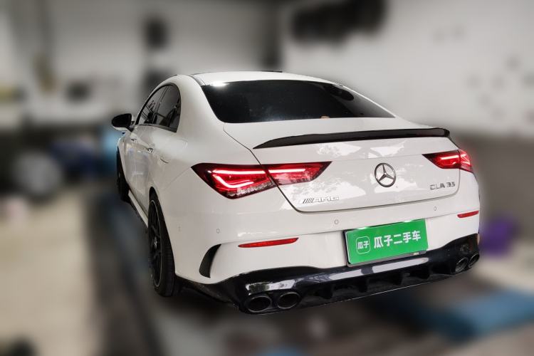 Used Mercedes-Benz CLA AMG 2021 AMG CLA 35 4MATIC Rear Left 45 Deg