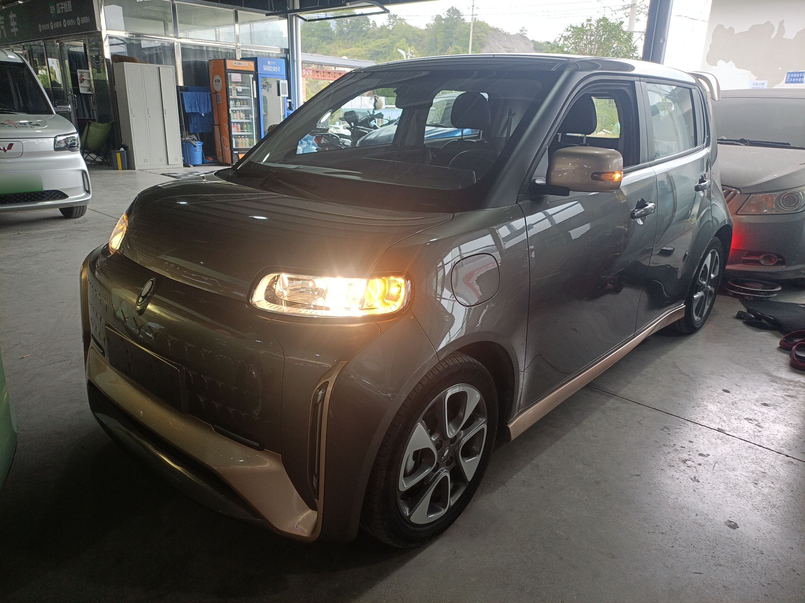 تحت مقدمة السيارة