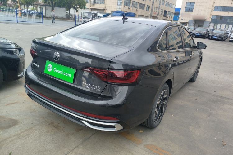 Used Volkswagen Sagitar 2025 300TSI DSG Excellence Edition Rear Right 45 Deg