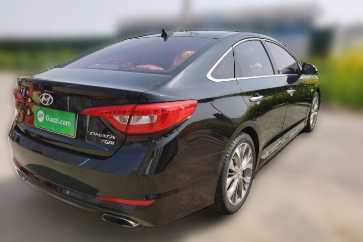 Used Hyundai Sonata 2015 1.6T GLX Advanced Model Rear Right 45 Deg