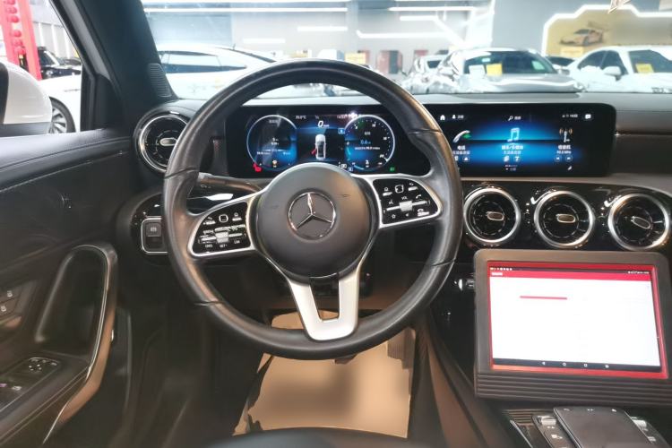 Used Mercedes-Benz A-Class 2020 Restyled A 200 L Sport Sedan Dynamic Version Steering Wheel