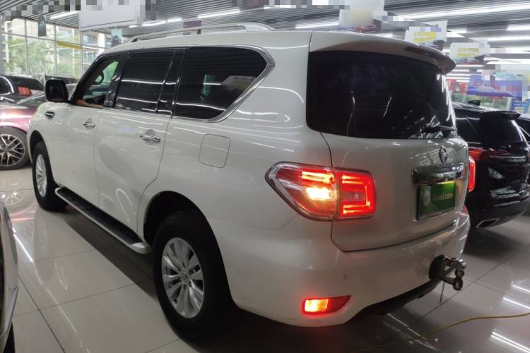 Used Nissan Patrol 2018 Y62 4.0 XE Middle East Rear Left 45 Deg