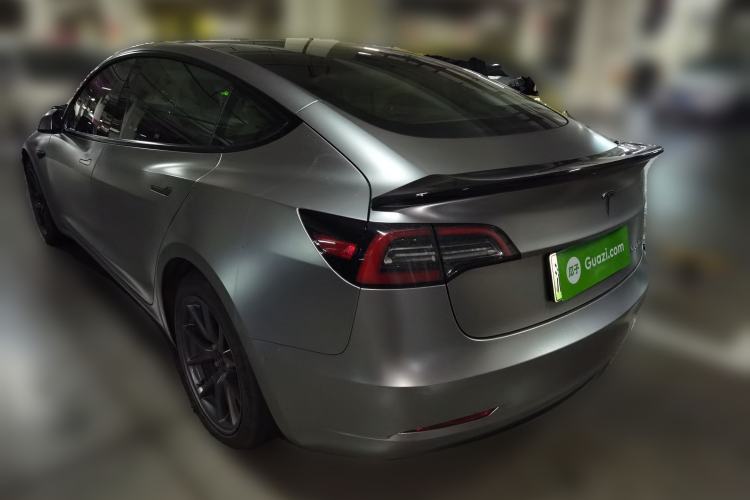 Used Tesla Model 3 2021 Standard Range Rear-Drive Upgraded Version Rear Left 45 Deg