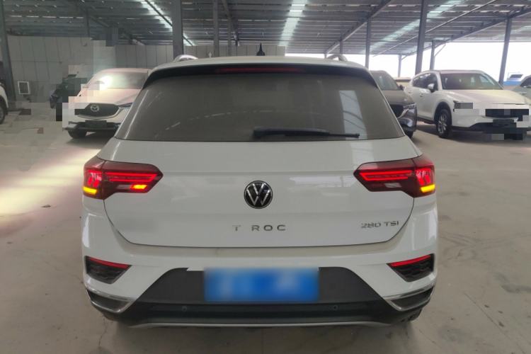 Used Volkswagen T-ROC 2021 280TSI DSG Two-Wheel Drive Comfort Connect Edition Rear