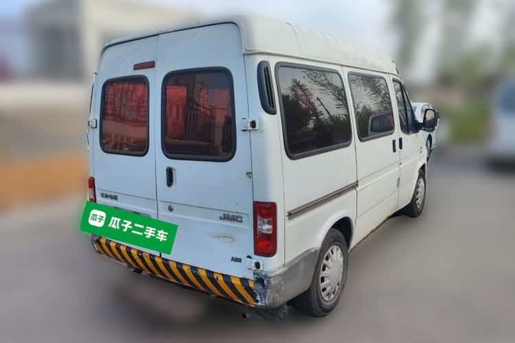 Used JMC Transit 2017 2.8T Commercial Version Short Wheelbase Mid-Roof 6/7/8-Seater JX493 Rear Right 45 Deg