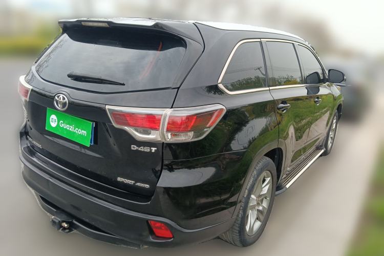 Used Toyota Highlander 2015 2.0T Four-Wheel Drive Luxury Edition 7-Seater Rear Right 45 Deg