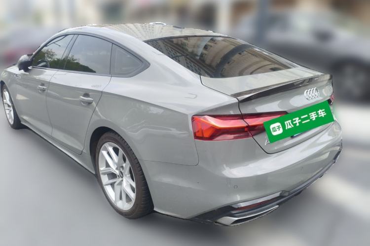 Used Audi A5 2021 Sportback 40 TFSI Fashionable and Dynamic Model Rear Left 45 Deg