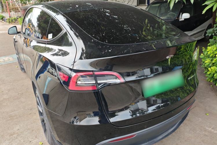 Used Tesla Model Y 2021 Standard Range Rear-Wheel Drive Version Rear Left 45 Deg