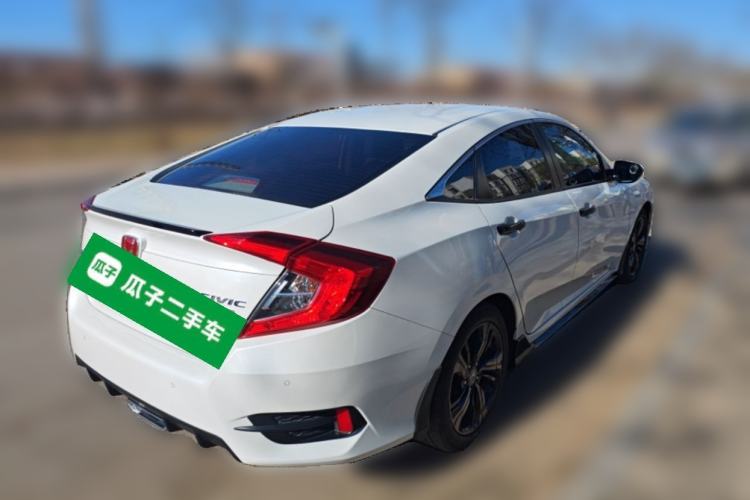 Used Honda Civic 2019 220TURBO CVT Dynamic Edition China VI Emission Standard Rear Right 45 Deg