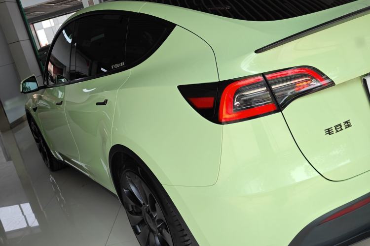 Used Tesla Model Y 2022 Performance High-Performance All-Wheel-Drive Version Rear Left 45 Deg