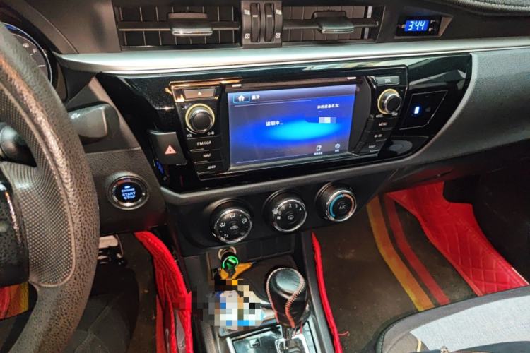 Used Toyota Levin 2014 1.6G CVT Elite Edition Audio And AC Panel