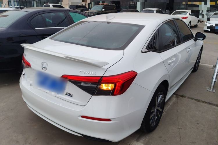 Used Honda Civic 2022 240TURBO CVT Dynamic Edition Rear Right 45 Deg