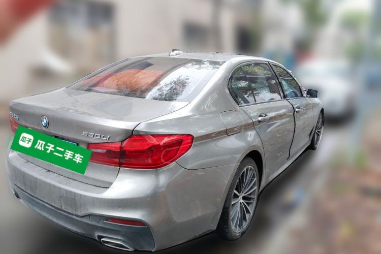 Used BMW 5 Series 2020 530Li Leading Model M Sport Package Rear Right 45 Deg