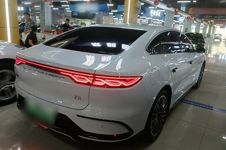 Used BYD Han 2023 EV Champion Edition 506KM Front-Wheel-Drive Premium Model Rear Right 45 Deg