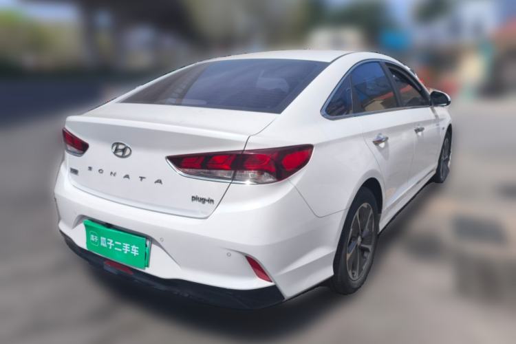 Used Hyundai Sonata Plug-in Hybrid 2018 2.0 PHE Smart Enjoyment Version China VI Standard Rear Right 45 Deg