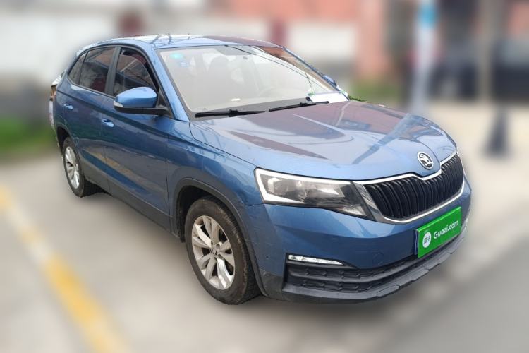 Used Skoda Kamiq 2018 1.5L Automatic Standard Version China V Emission Standard Front Right 45 Deg