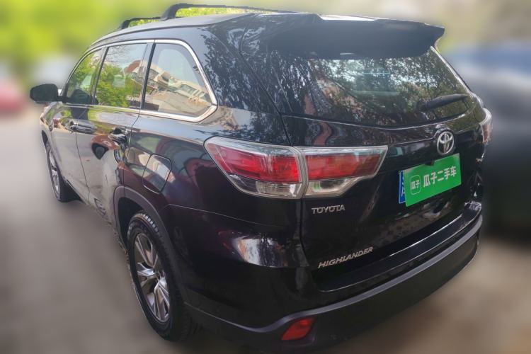 Used Toyota Highlander 2015 2.0T Two-Wheel Drive Elite Edition 7 Seats Rear Left 45 Deg