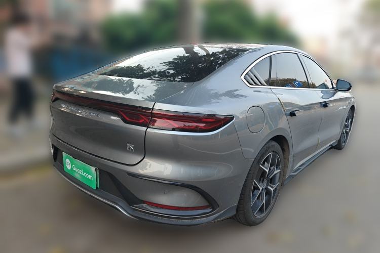 Used BYD Han 2022 EV Genesis Edition 715KM Front-Wheel-Drive Prestige Model Rear Right 45 Deg