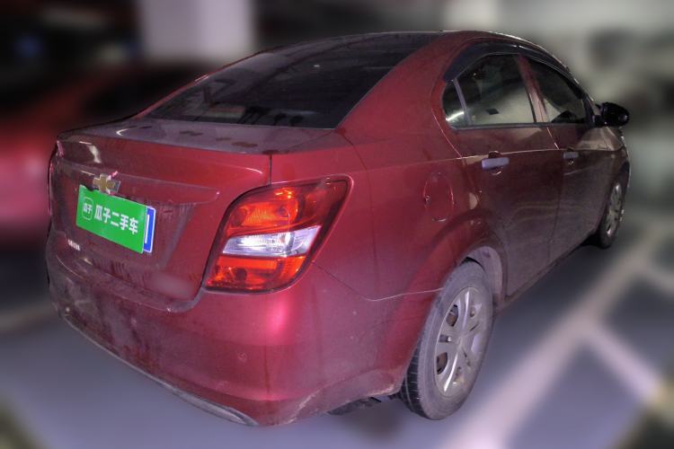 Used Chevrolet Aveo Sonic 2014 Sedan 1.4SL AT Fashion Edition Rear Right 45 Deg