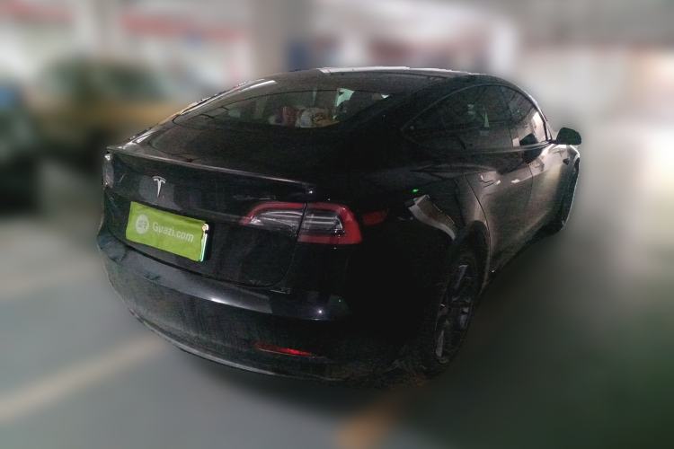 Used Tesla Model 3 2021 Standard Range Rear-Wheel Drive Upgraded Version 3D6 Rear Right 45 Deg