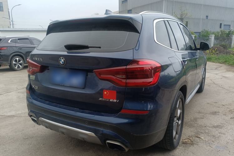 Used BMW X3 2020 xDrive28i Luxury Package Rear Right 45 Deg