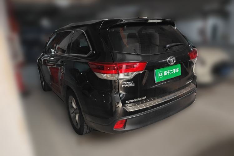 Used Toyota Highlander 2018 2.0T Four-Wheel Drive Prestige Version 7 Seats China V Emission Standard Rear Left 45 Deg