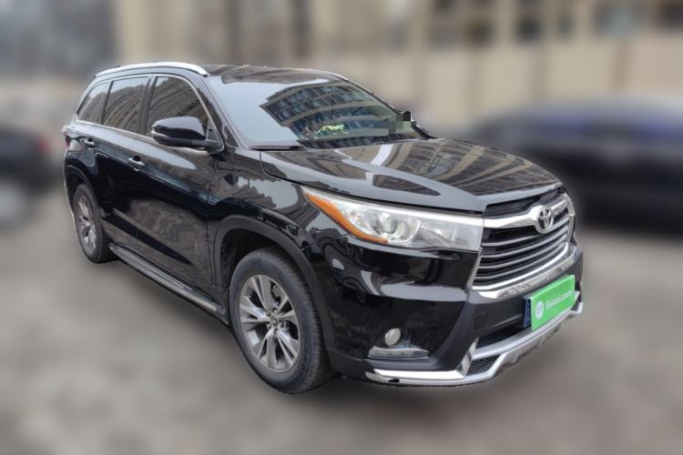 Used Toyota Highlander 2015 2.0T Four-Wheel Drive Elite Edition 7-Seater Front Right 45 Deg