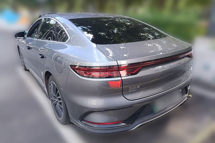 Used BYD Han 2022 DM-i 121KM Prestige Model Rear Left 45 Deg