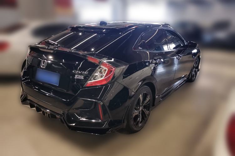 Used Honda Civic 2021 HATCHBACK 220TURBO CVT Trendy Cool Edition Rear Right 45 Deg