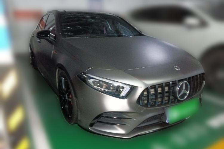 Used Mercedes-Benz A AMG 2022 AMG A 35 4MATIC Front Right 45 Deg