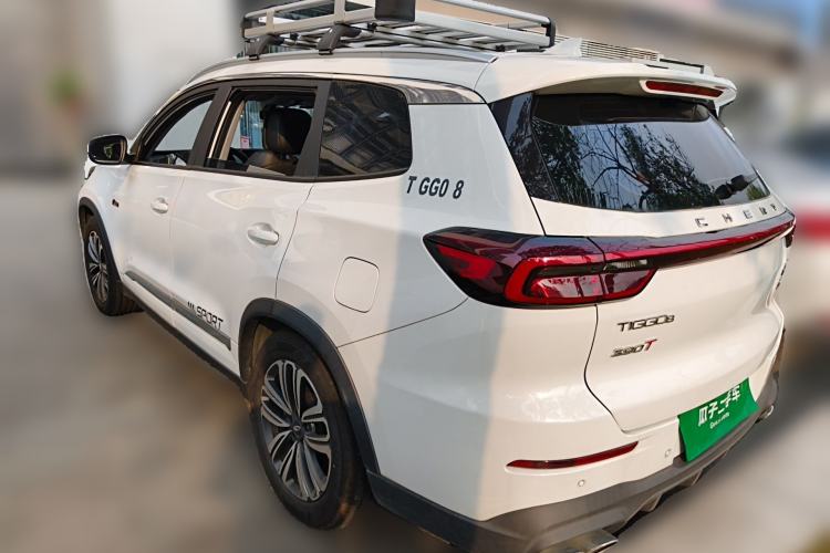 Used Chery Tiggo 8 2021 Kunpeng Edition 390TGDI Automatic Zhubfeng Version Rear Left 45 Deg