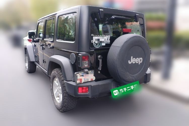 Used Jeep Wrangler 2014 3.0L Sahara Four-Door Edition Rear Left 45 Deg