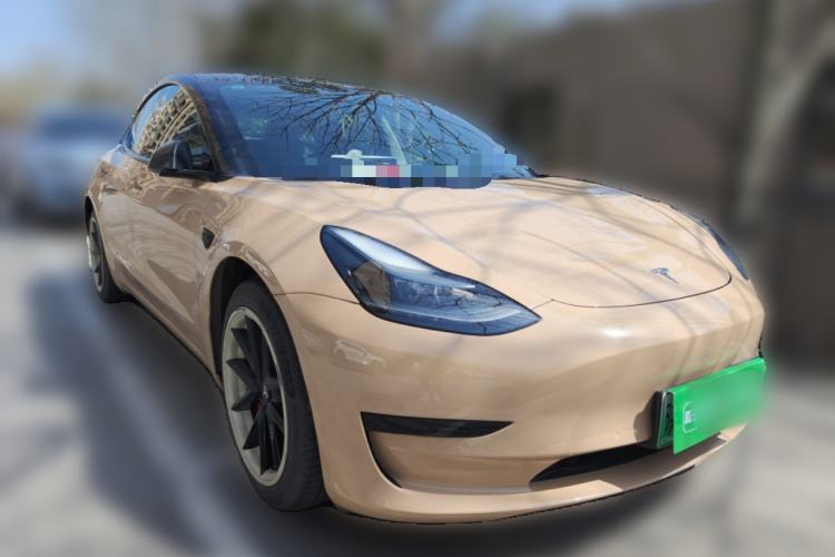 Used Tesla Model 3 2021 Standard Range Rear-Drive Upgraded Version Front Right 45 Deg