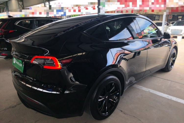 Used Tesla Model Y 2022 Revised Version Rear-Wheel Drive Rear Right 45 Deg