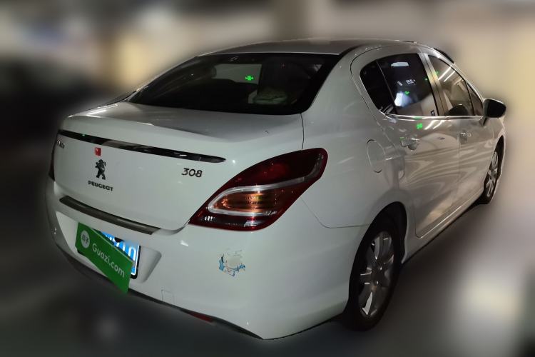 Used Peugeot 308 2013 1.6L Automatic YouShang Model Rear Right 45 Deg
