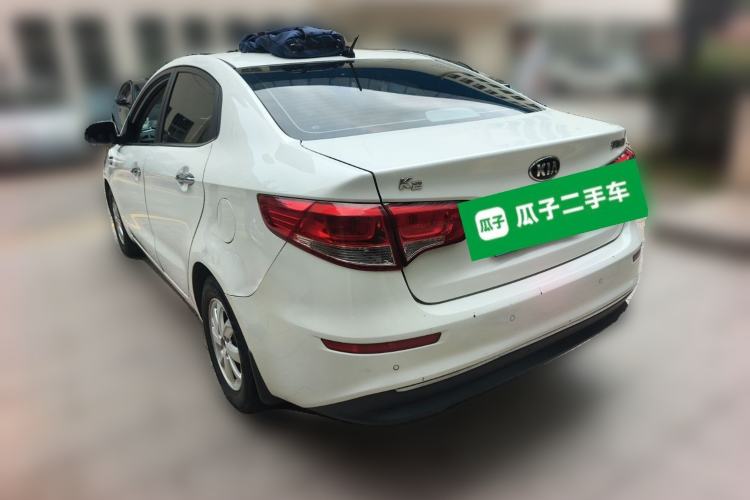 Used Kia K2 2015 Sedan 1.4L Automatic GLS Rear Left 45 Deg
